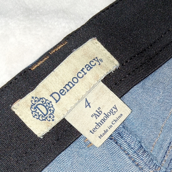 Democracy Ab Technology Comfort Waist Stretch Denim Jeans size 4 - Picture 10 of 12